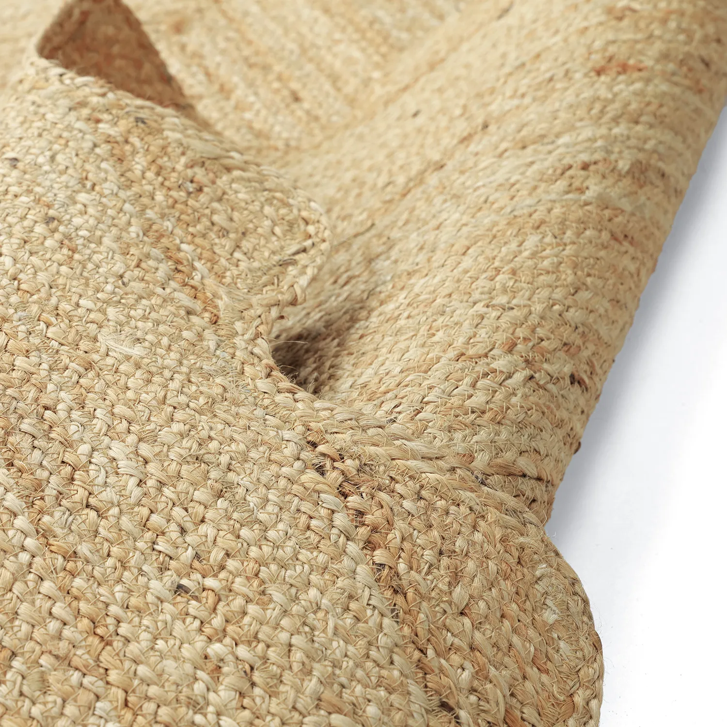 Juteteppich mit Wellenform - San Francisco (jute)