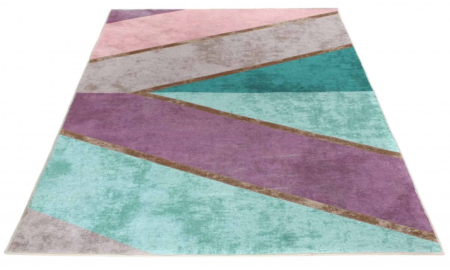 Wilton-Teppich - Sanya (blau/multi)