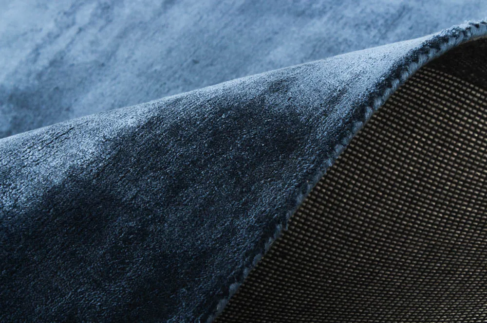 Viskose-teppich - Jodhpur Special Luxury Edition (blau)