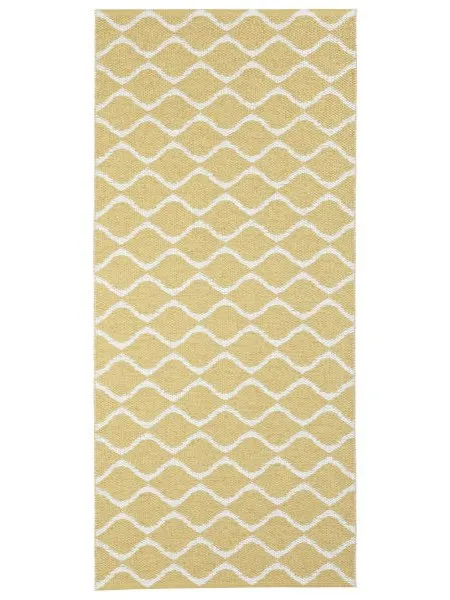 Kunststoffteppiche - Der Horred-Teppich Wave (gelb)