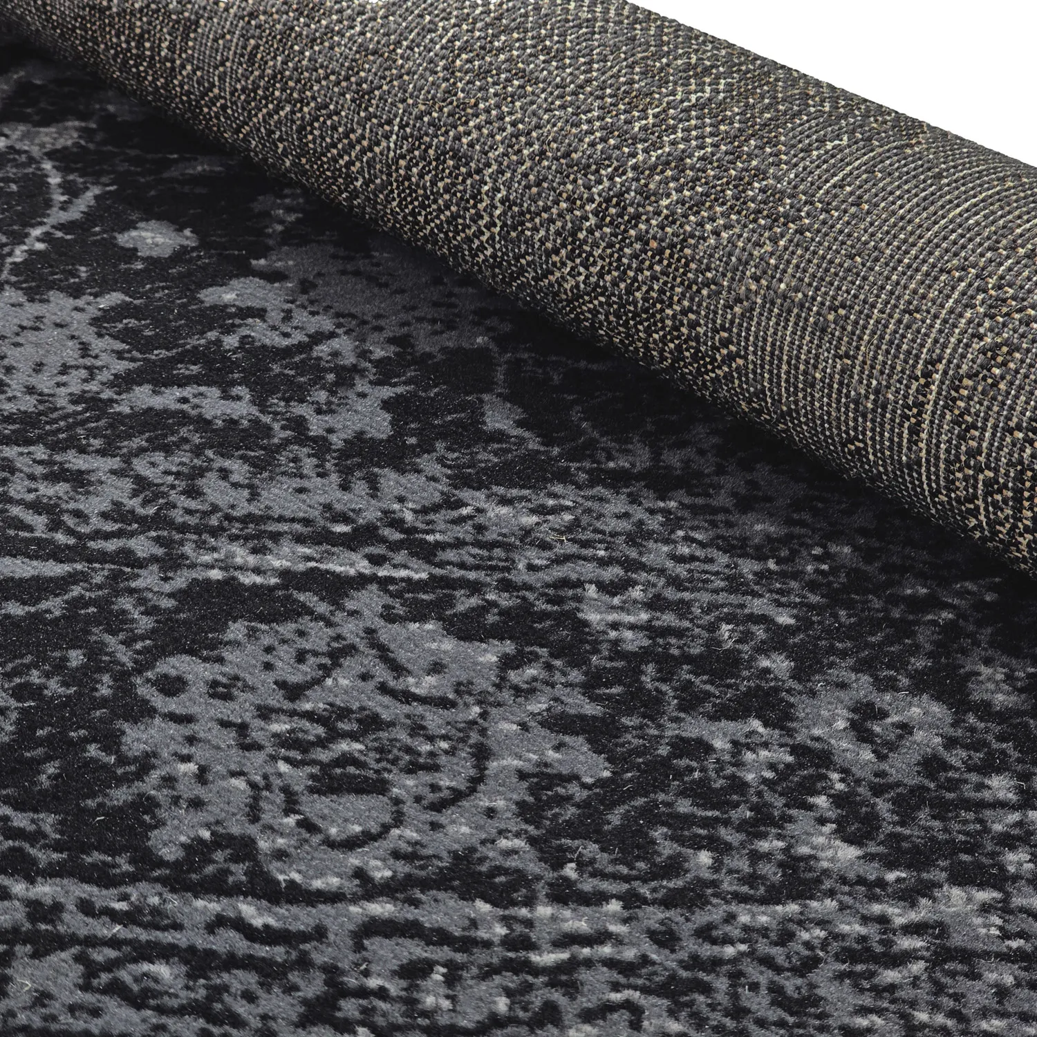 Rund Teppich - Peking Majestic (schwarz)