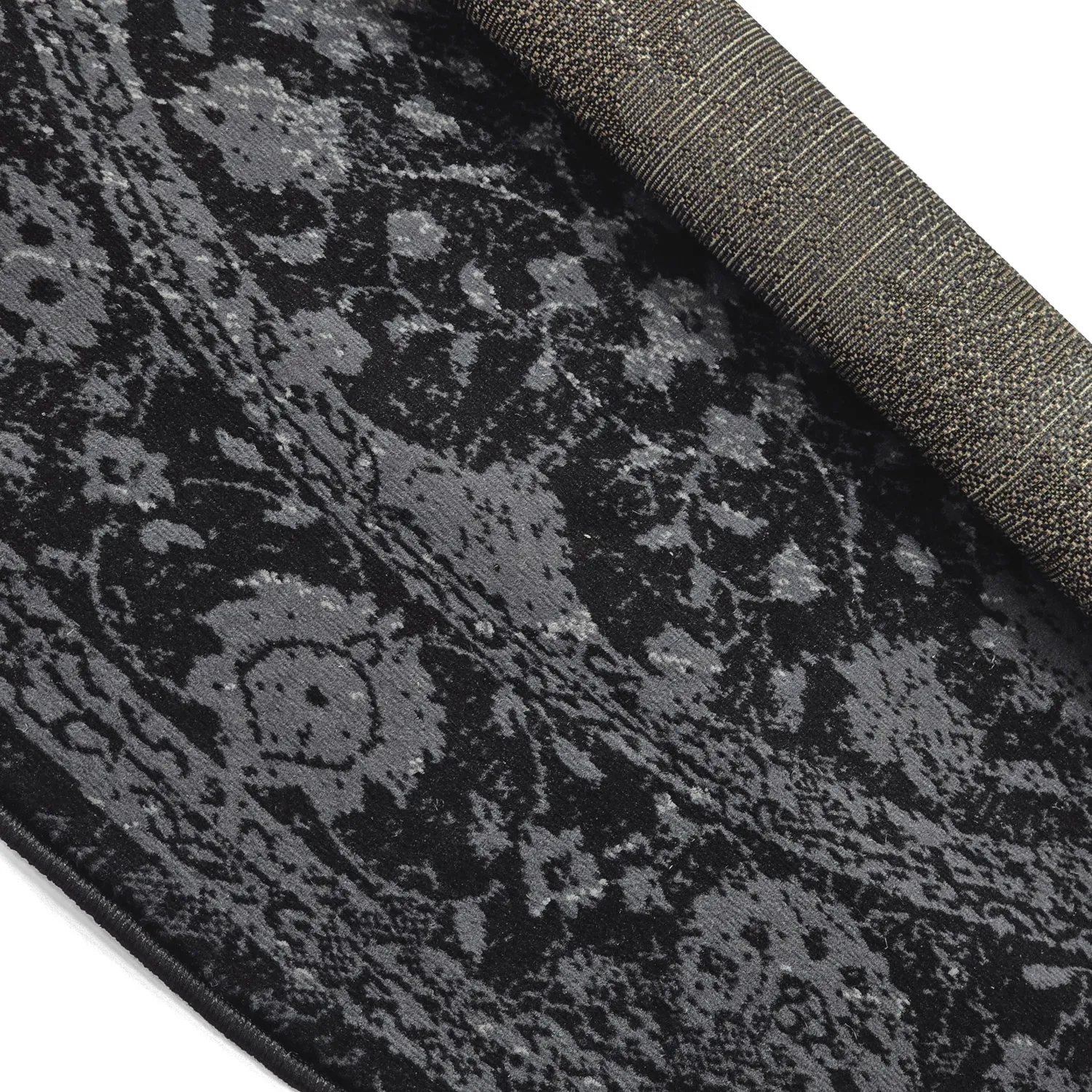 Rund Teppich - Peking Majestic (schwarz)