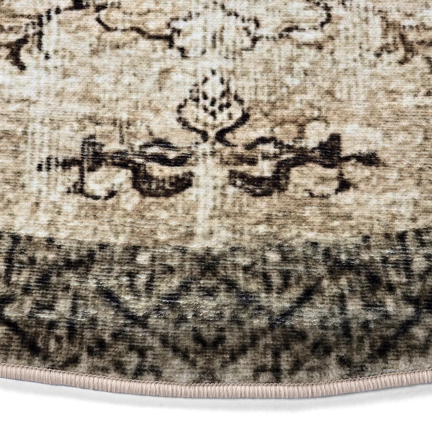 Rund Teppich - Rosalie (braun)