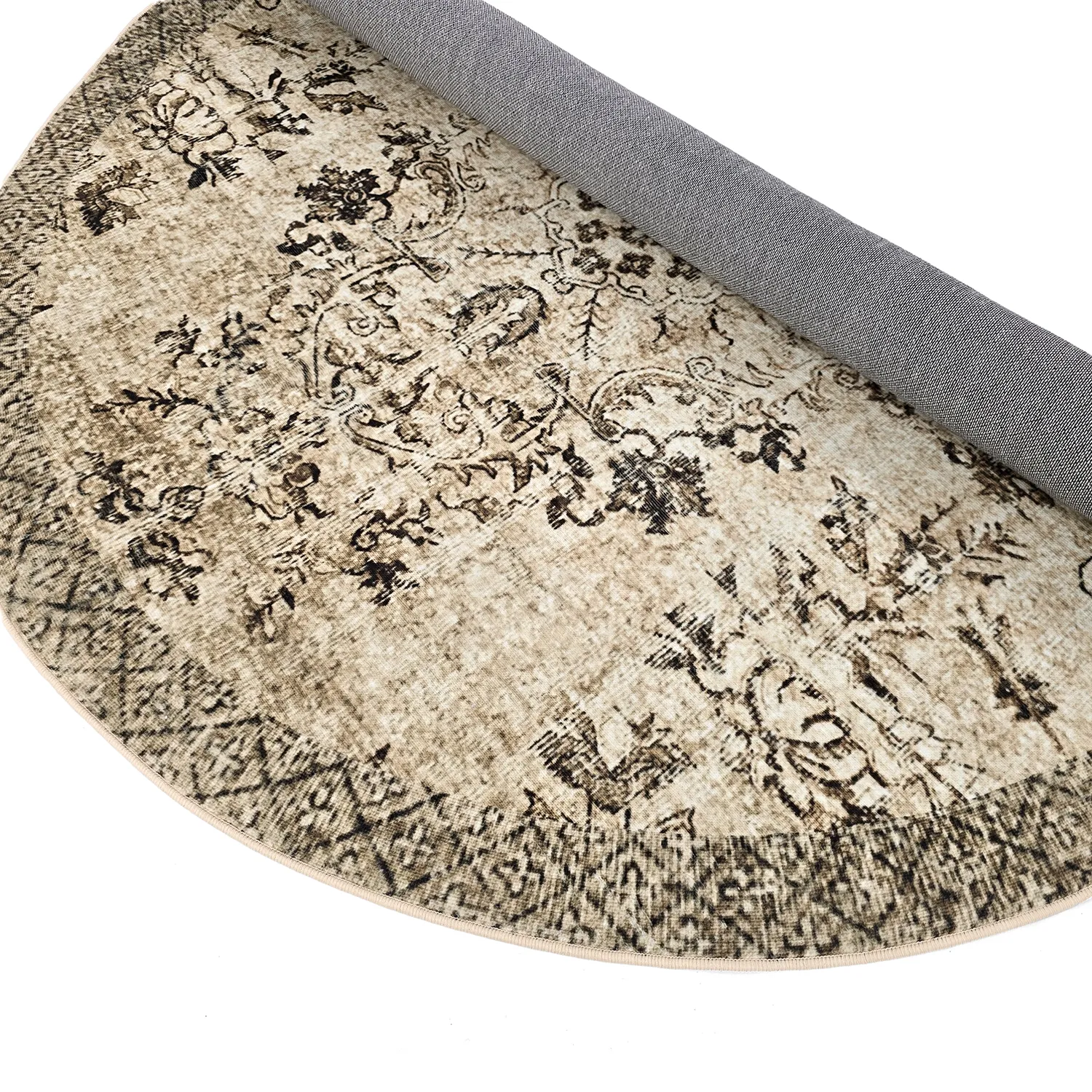 Rund Teppich - Rosalie (braun)