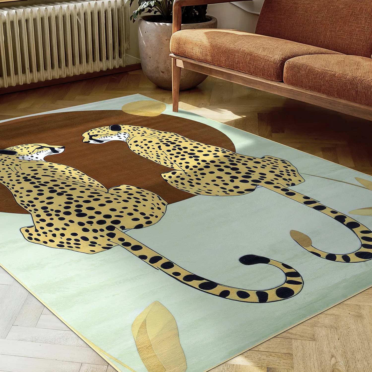 Wilton-Teppich - Ubud (leopard)