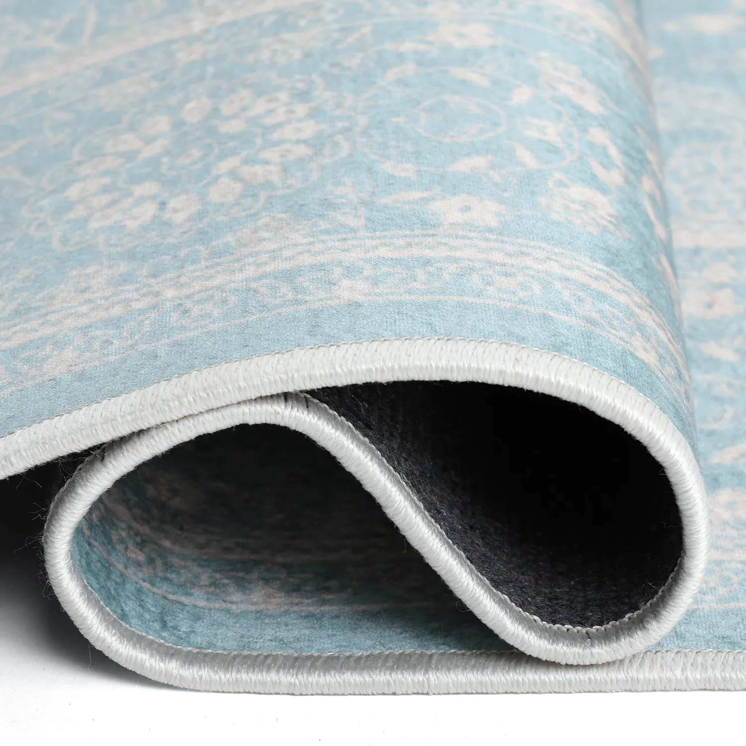 Wilton-Teppich - Vivian (blau)