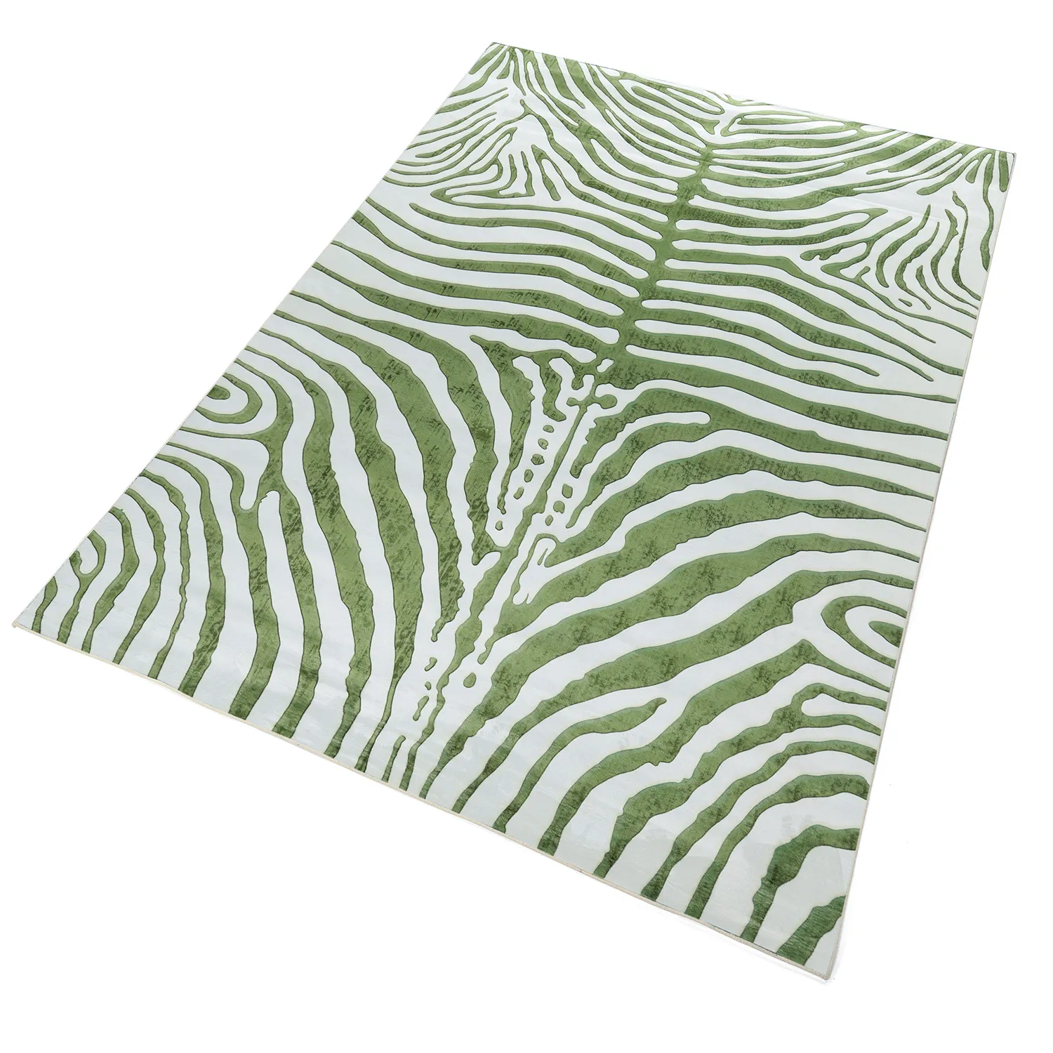 Wilton-Teppich - Zebra (grün)