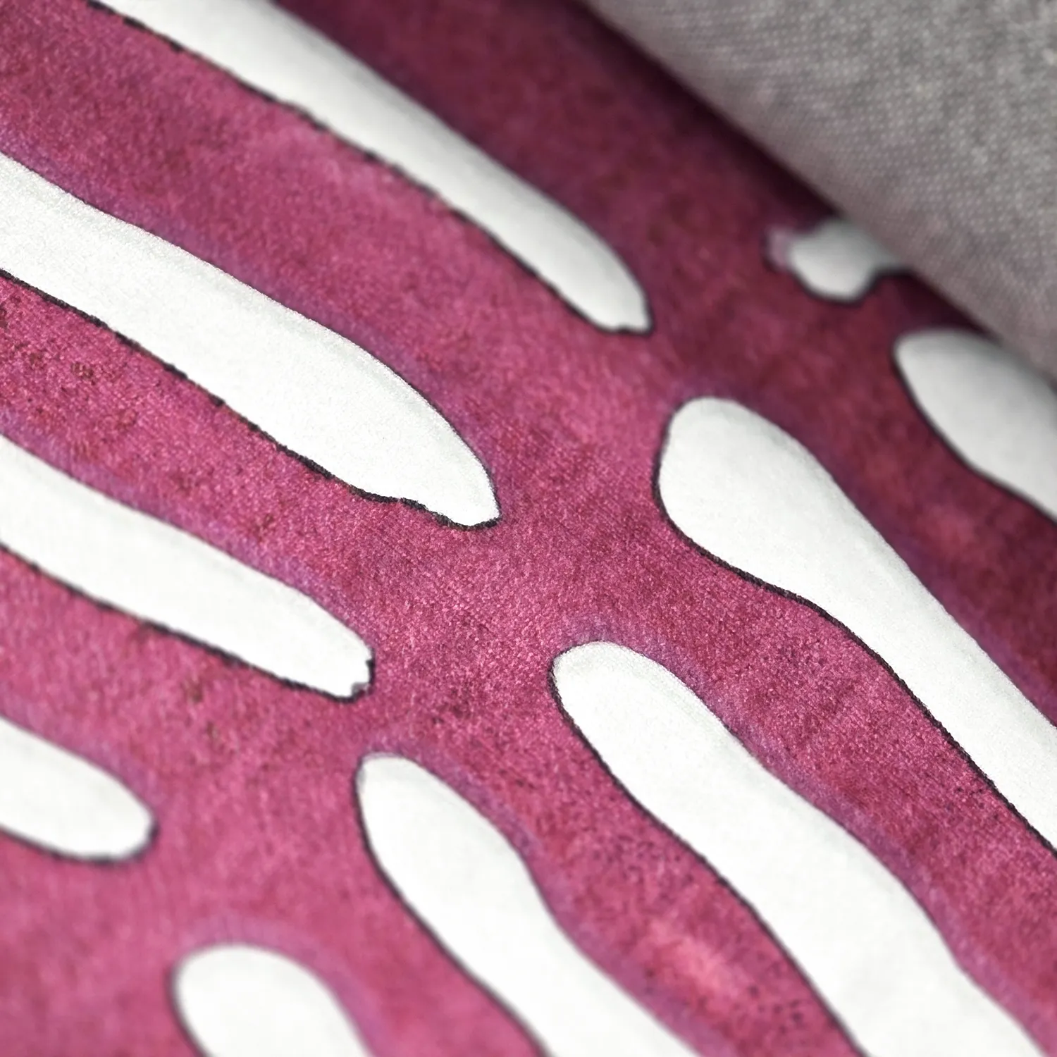 Wilton-Teppich - Zebra (rosa)