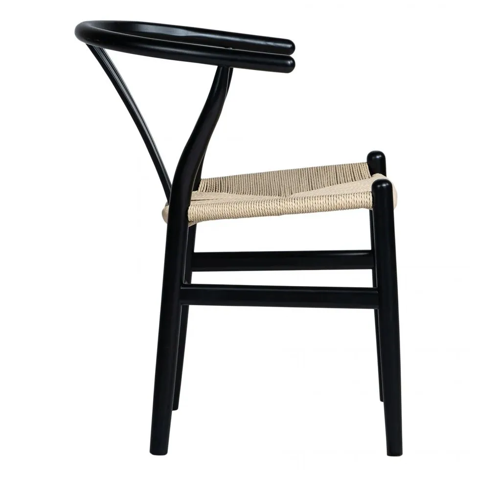 Stuhl - Alta (schwarz/beige) - 2 Stck.
