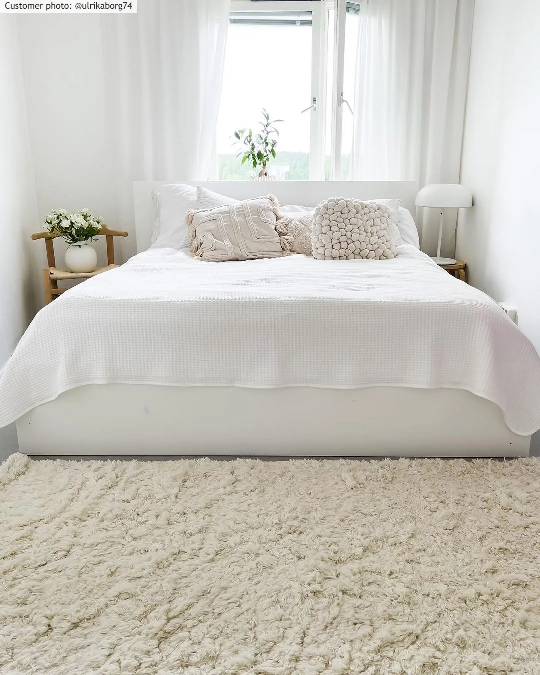 Wollteppich - Aliste Wool Shaggy (snow white)