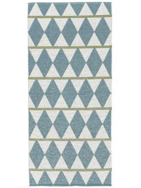 Kunststoffteppiche - Der Horred-Teppich Zigge (blau)