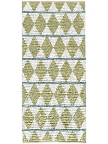 Kunststoffteppiche - Der Horred-Teppich Zigge (olive)